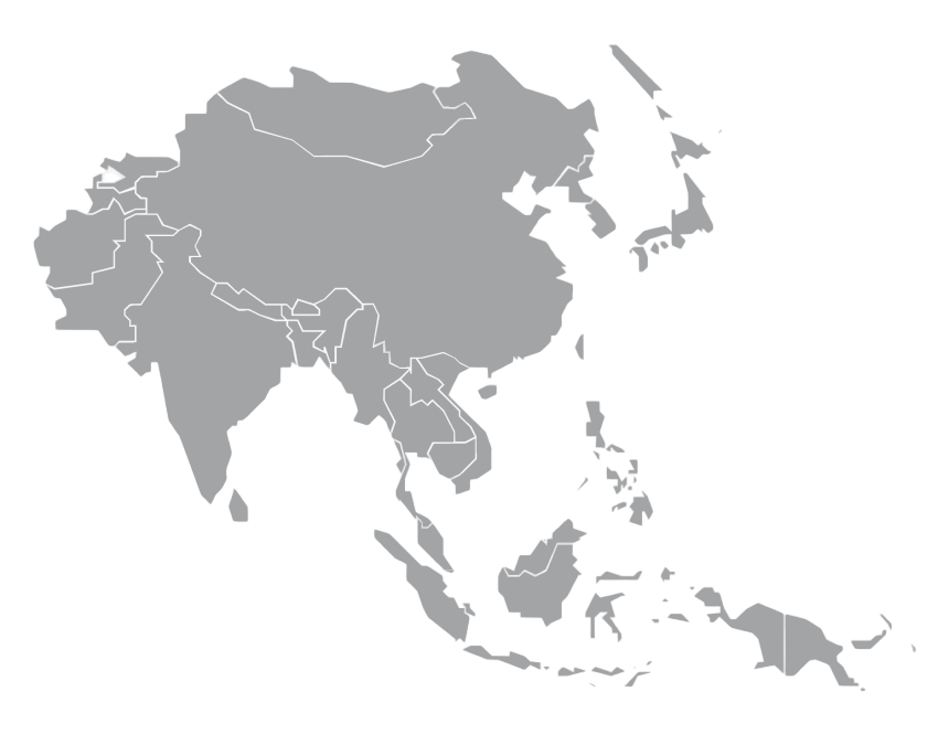 Asia Pacific map